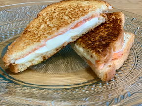 Grilled cheese saumon & mozzarella