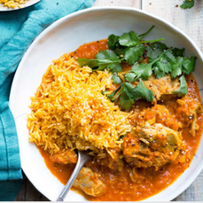 Curry de porc au lait de coco