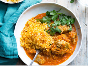 Curry de porc au lait de coco