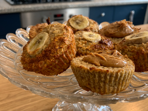 Muffin banane protéine