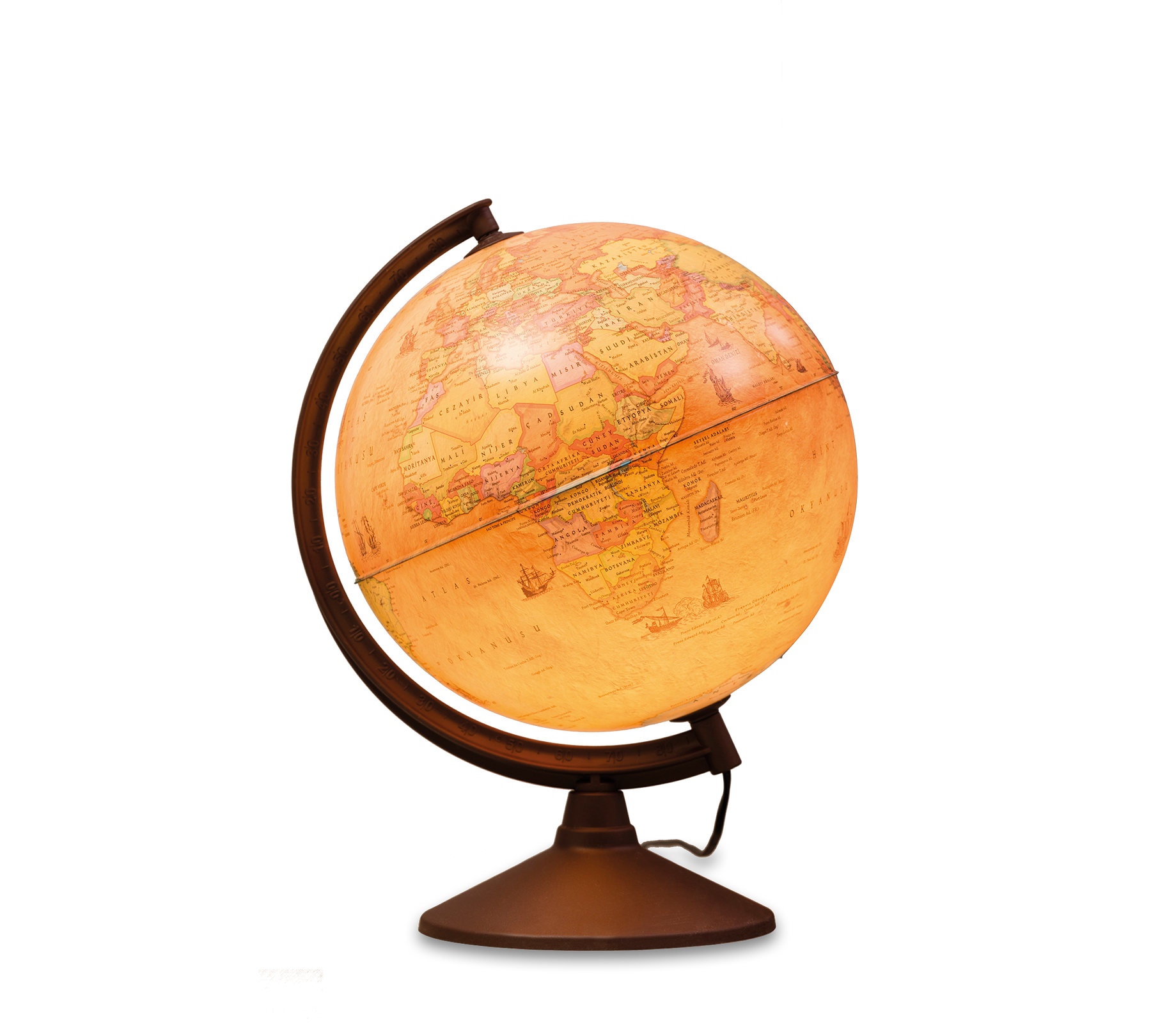 World Sphere With Light