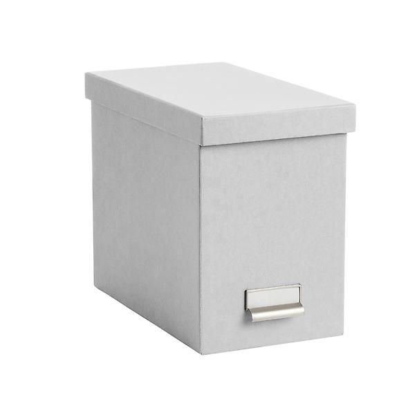Grey File Box