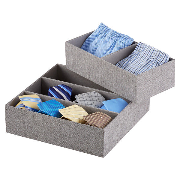 Grey Drawer Organizers