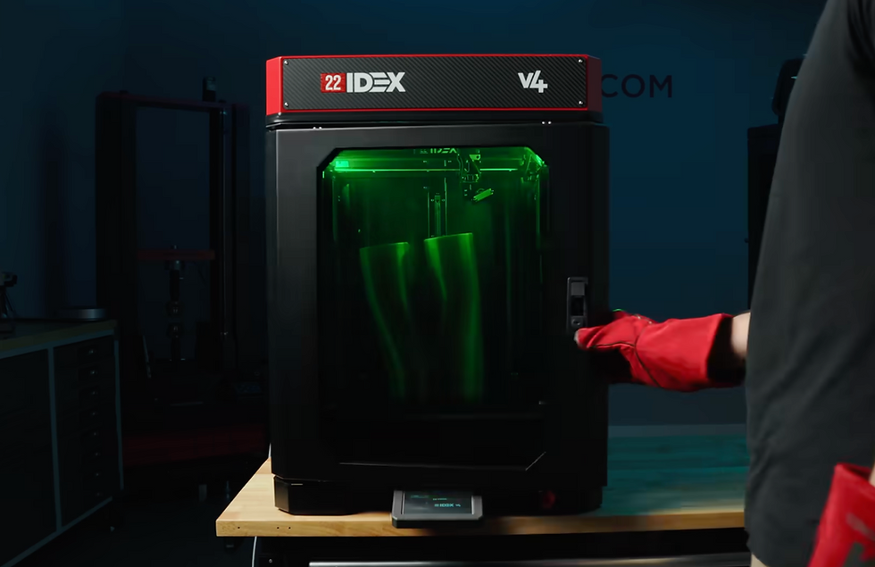 impressora 3D industrial alta temperatura PEEK ULTEM câmara aquecida hotend 500°C