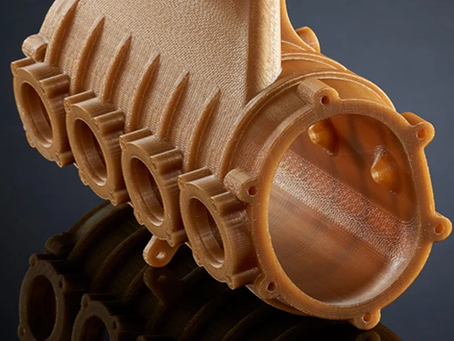 Componentes HVAC impressos em 3D com geometria complexa para sistemas de ventilação