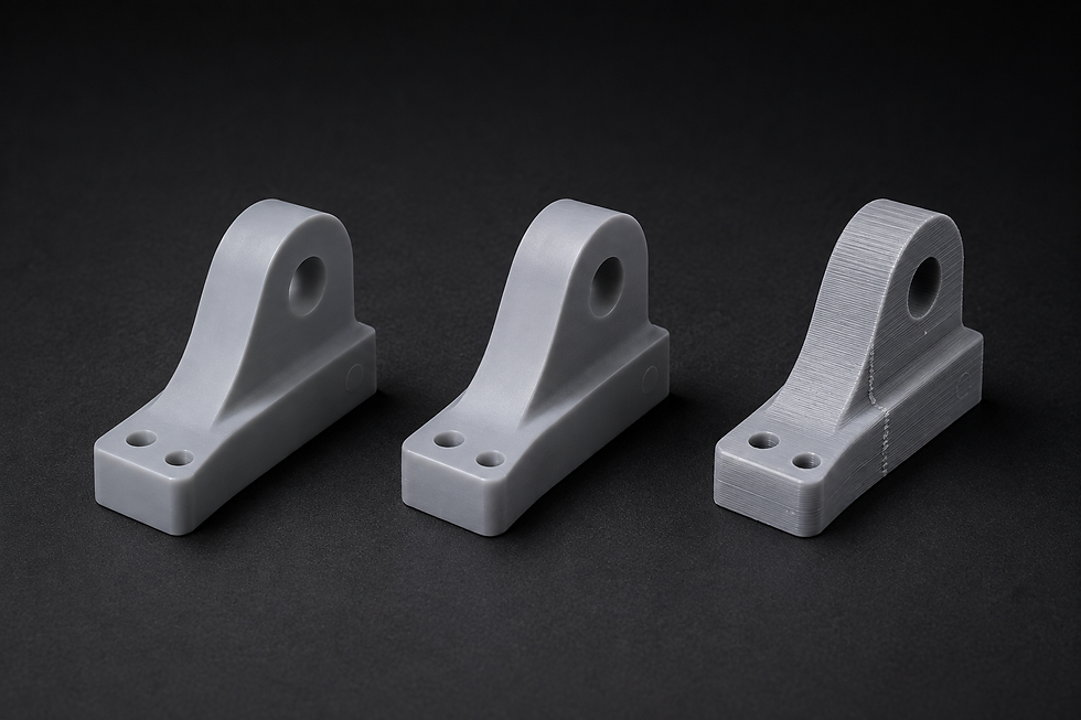 Comparação tecnologias impressão 3D MSLA SLA FDM qualidade superfície precisão dimensional industrial