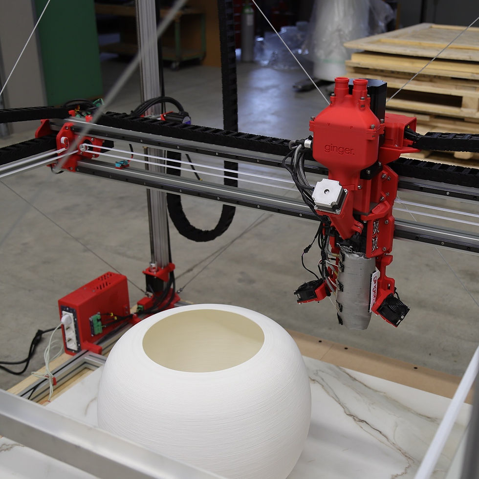 impressao 3d extrusao pellets fgf grande formato industrial