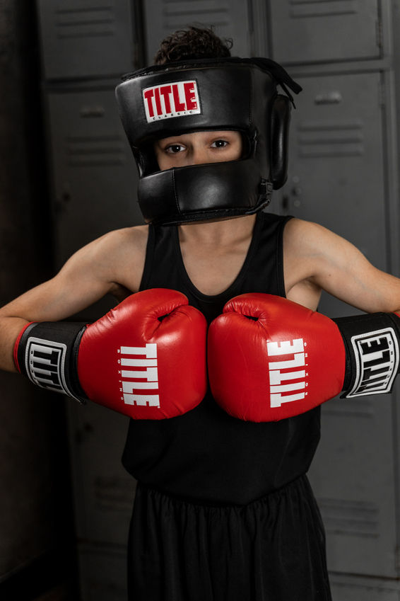 Thumbnail: Title Black Classic Face Protector Headgear 2.0