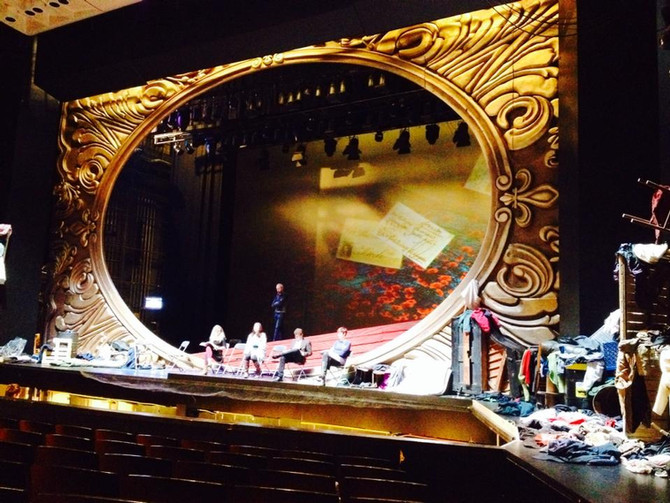 Sitzprobe in Carmen set