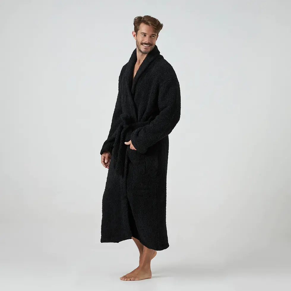 Thumbnail: Kashwere Adult Robe Signature Shawl Black