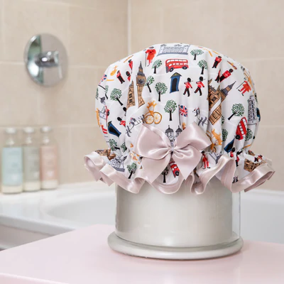 London Calling Luxury Shower Cap