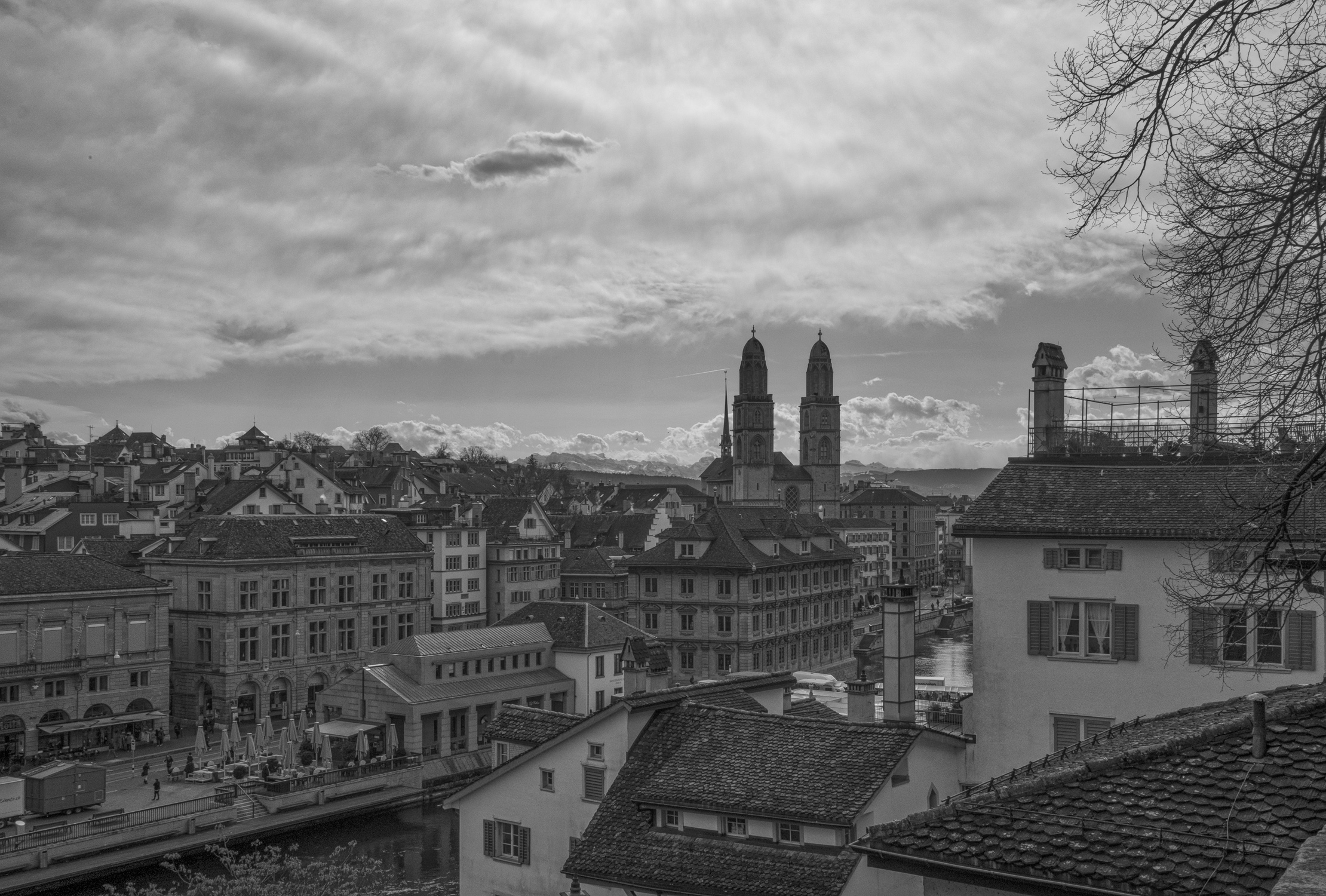Vom Lindenhof Richtung Großmünster