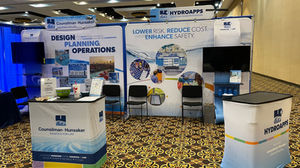 Counsilman-Hunsaker and HydroApps Booths at AOAP 2023