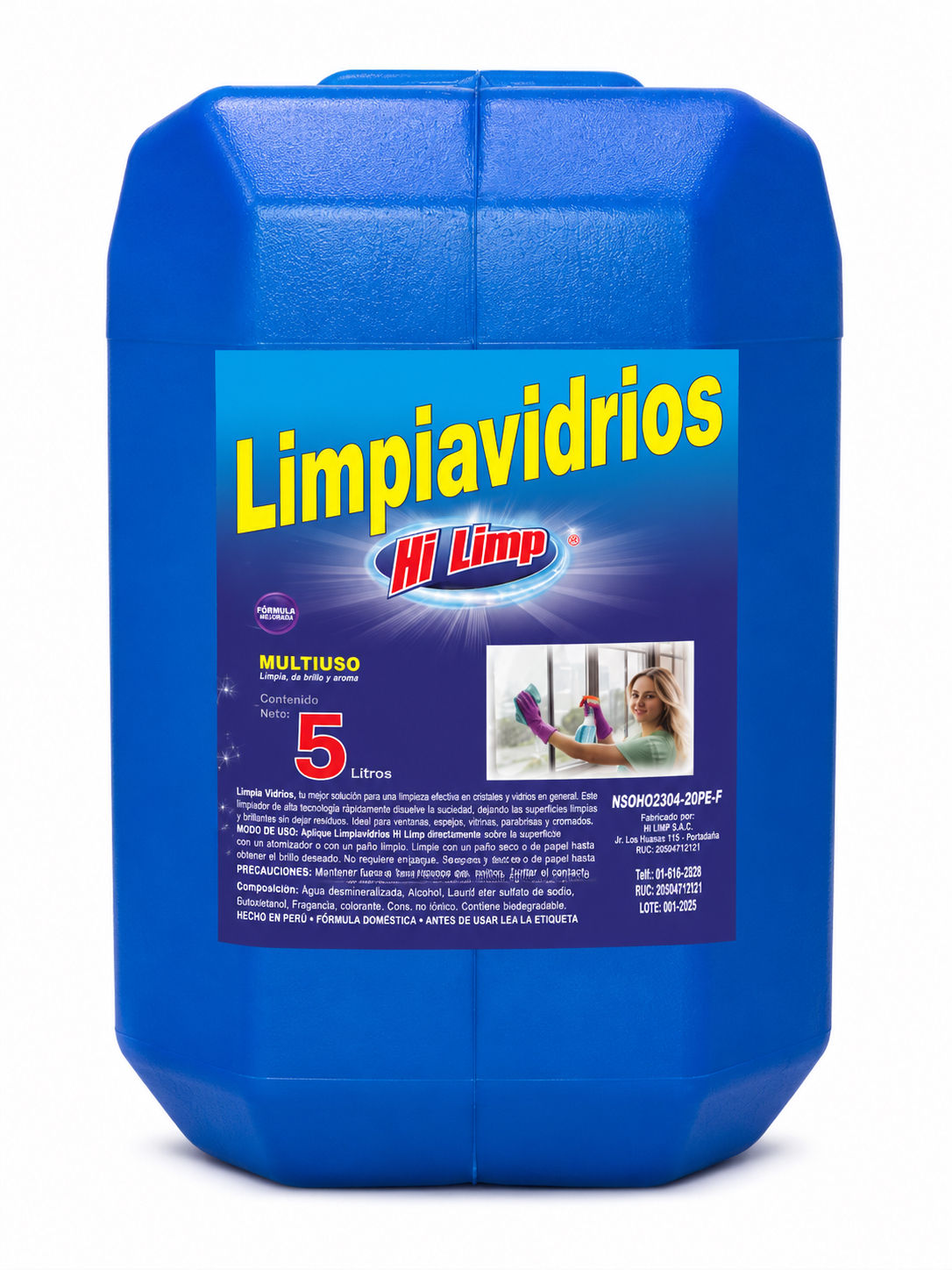 LIMPIAVIDRIO HI LIMP x 5 GALONES