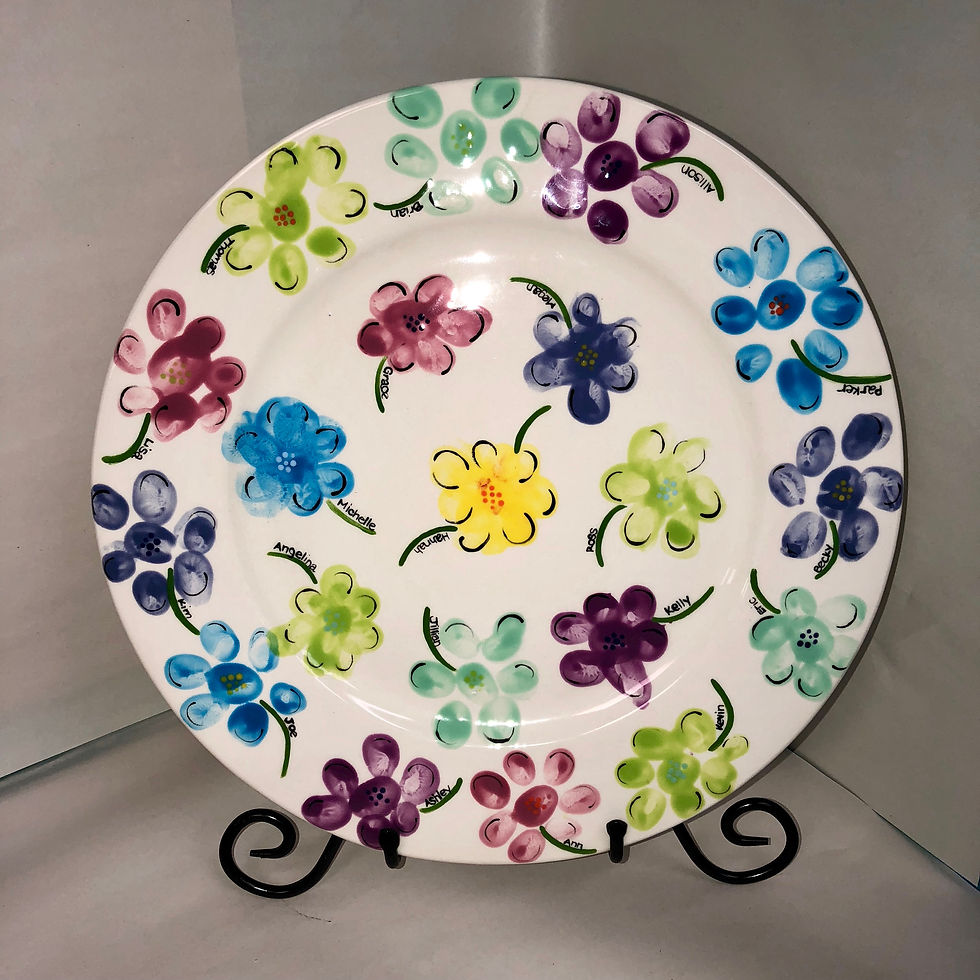 Thumbnail: Large Rimmed Platter 13"