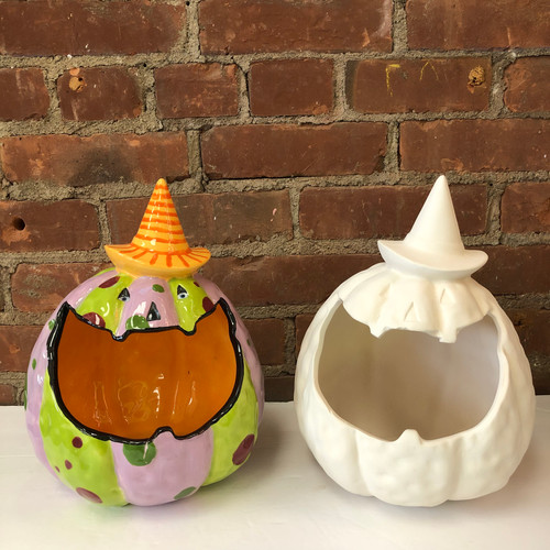 Large Mouth Pumpkin Candy Holder | Glazey Dayz