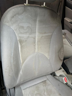 Lavado de tapicería de auto