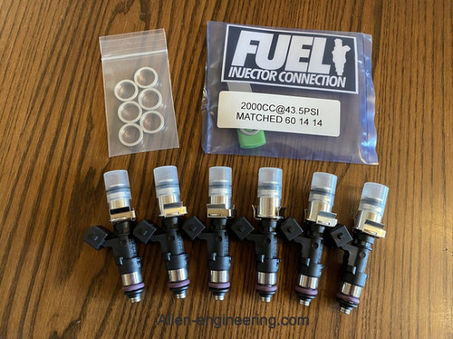 Fuel Injection Connection Injectors Fuel Injector Connection 2000cc injectors or M50 intake | Alien Engineering