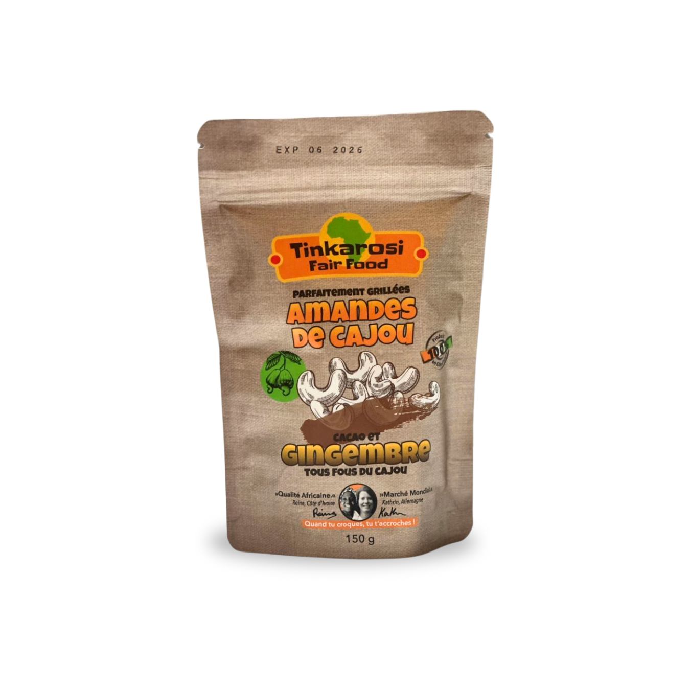 Amande de Cajou Choco-Gingembre | 150g