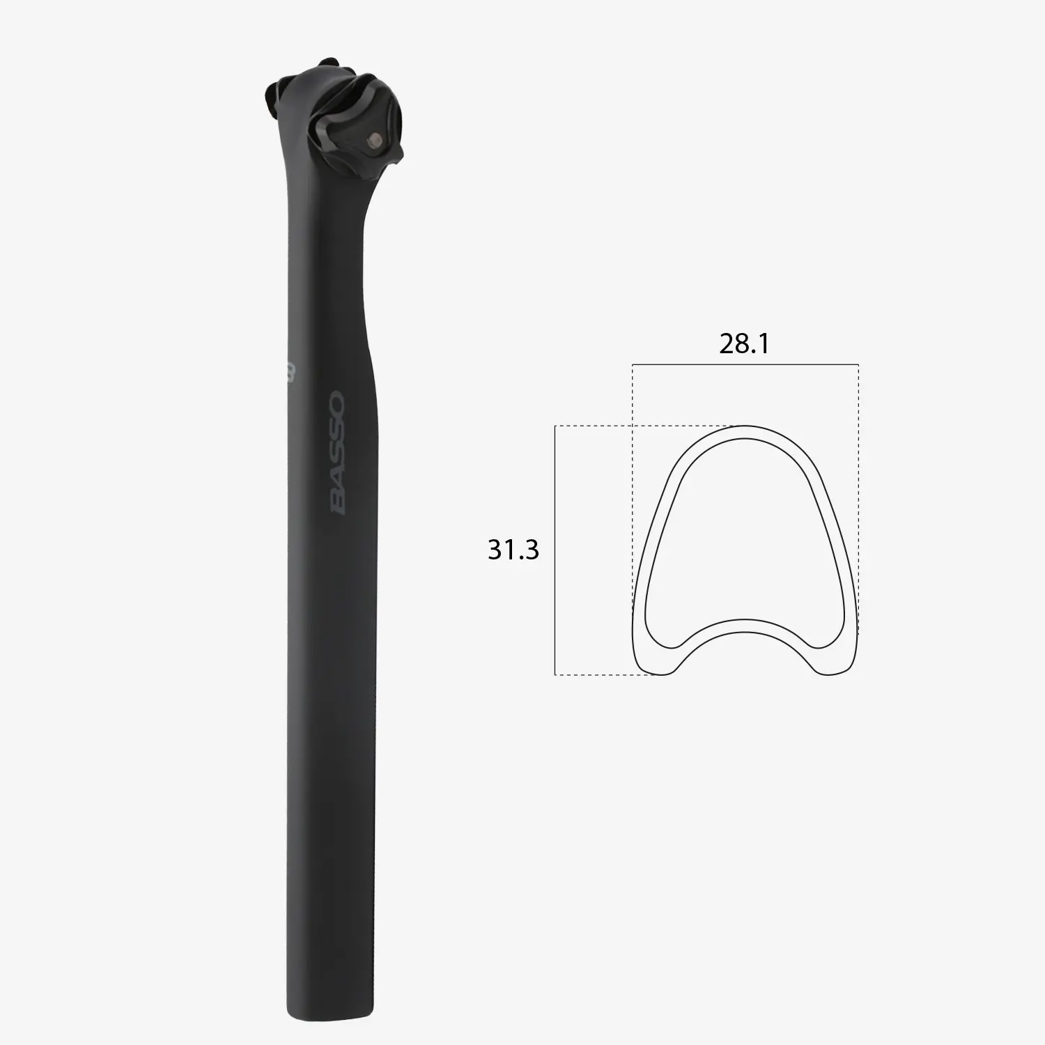 Diamante SV 0 mm 2022 Seatpost