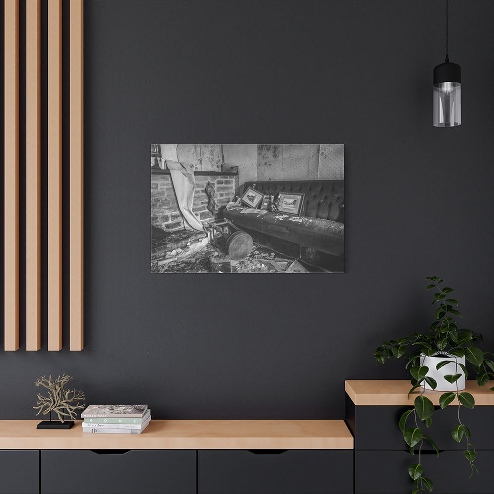 Thumbnail: Canvas Print | Abandoned Thurlow Arms, West Sussex Pub - Urban Decay