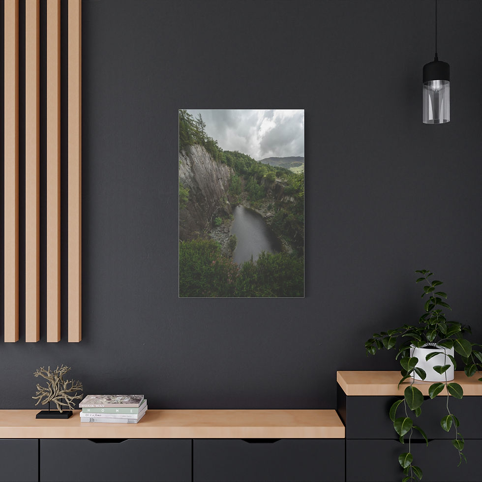 Thumbnail: Winding road through lush green hills under a cloudy sky.