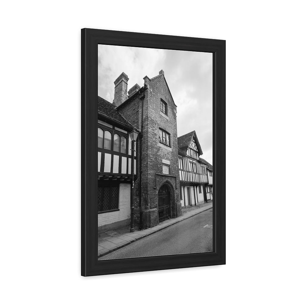 Thumbnail: Framed Poster | Steyning Grammar School | Tudor Style Urbex Wall Art
