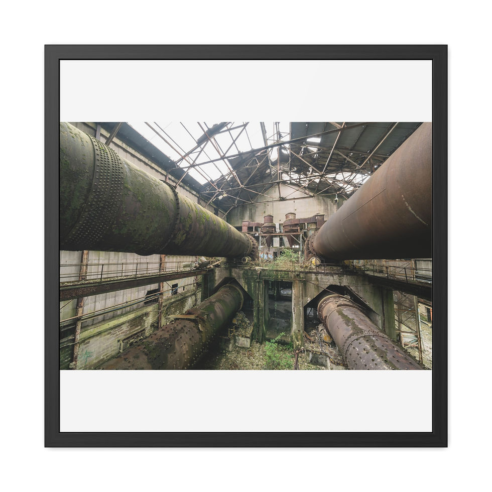 Thumbnail: Framed Print | Inside Shoreham Cement Works - Abandoned Urbex Wall Art