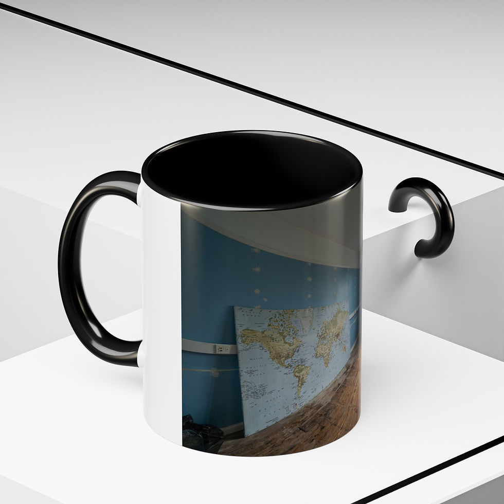 Thumbnail: Abandoned Classroom Mug | World Map Interior | Travel-Inspired Urban Decay Gift