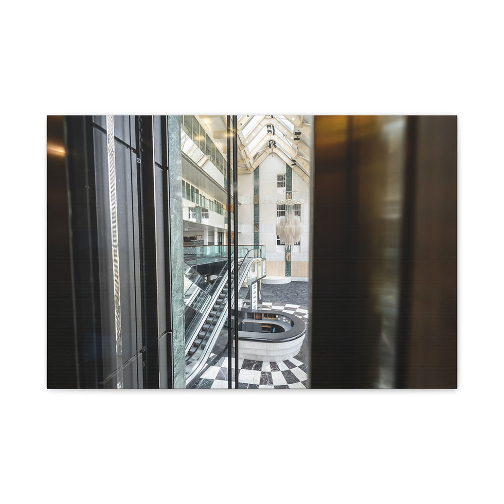 Thumbnail: Canvas Print | Abandoned Atrium in Sussex - Urbex Wall Art