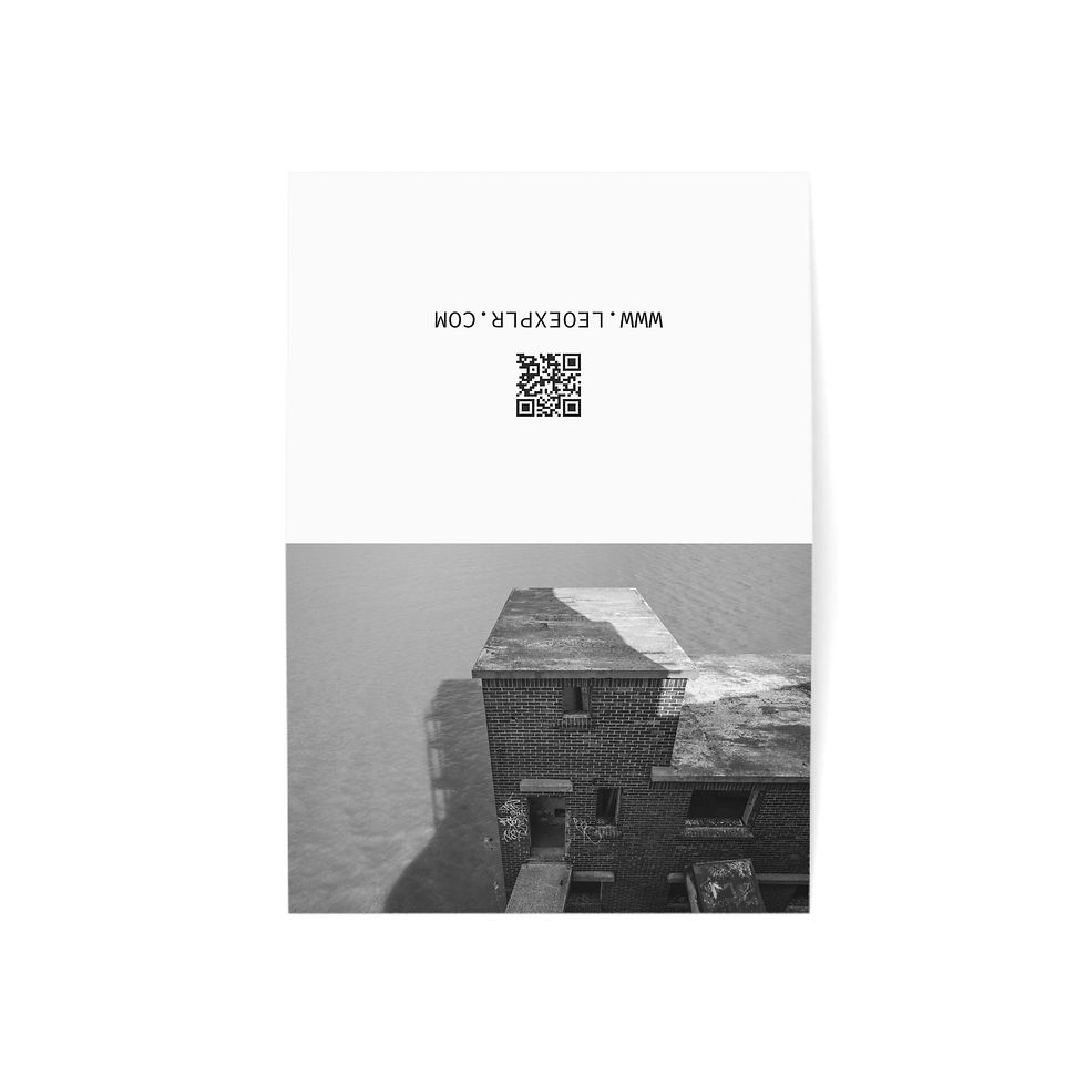 Thumbnail: Abandoned Grain Tower in Kent | Greeting Cards - Pack of 1, 10, 30 or 50