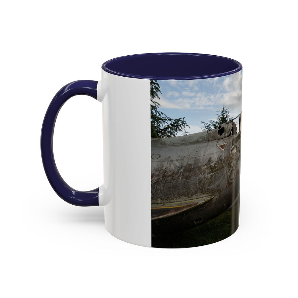 Thumbnail: Aviation Design Coffee Mug: Derelict Aeroplane