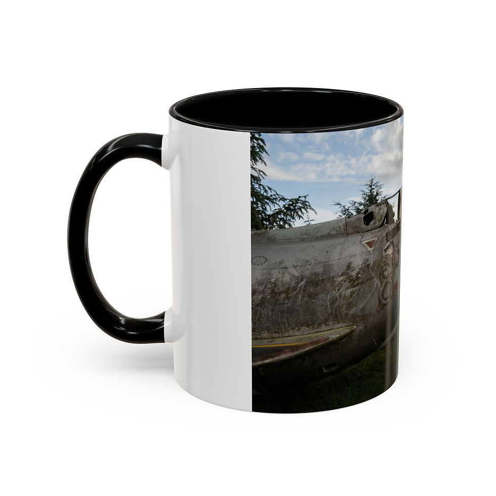 Thumbnail: Aviation Design Coffee Mug: Derelict Aeroplane