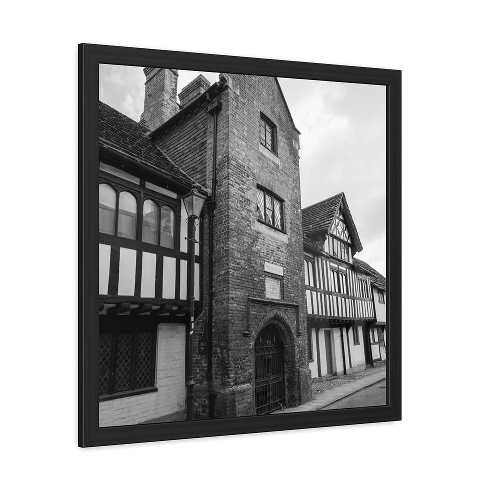 Thumbnail: Framed Poster | Steyning Grammar School | Tudor Style Urbex Wall Art