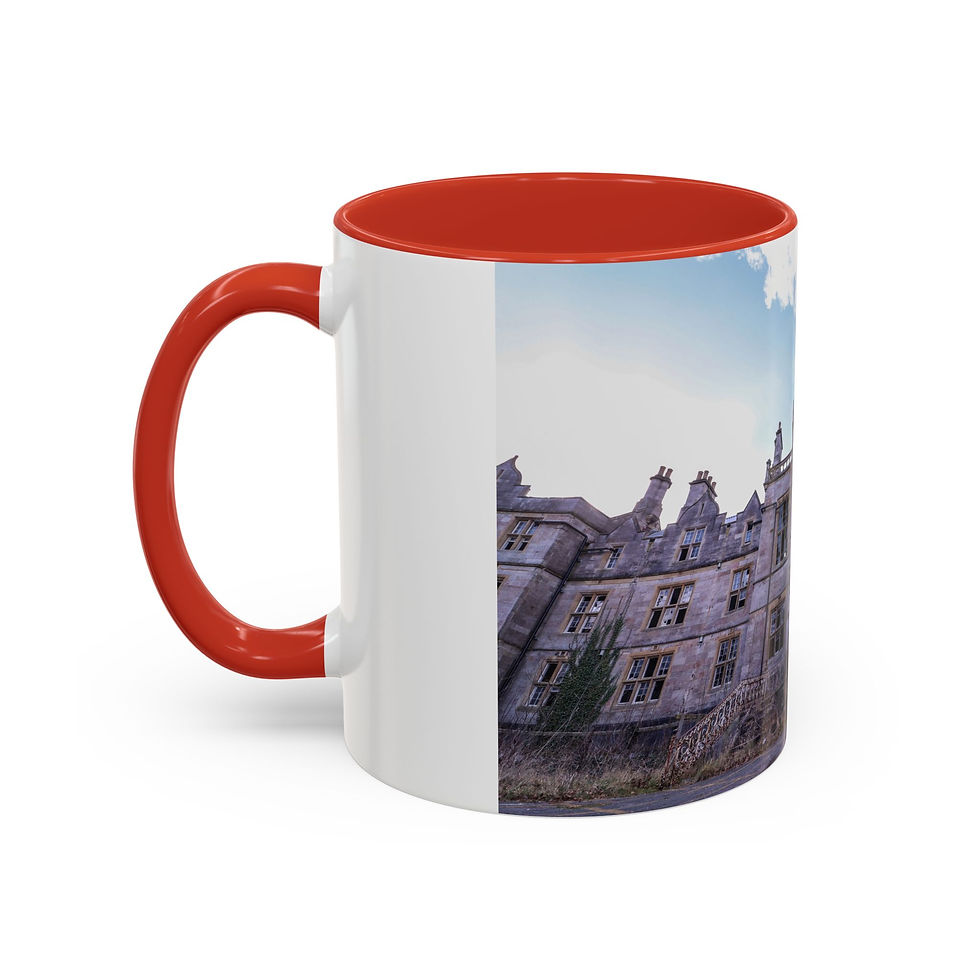 Thumbnail: Coffee Mug | Denbigh Mental Hospital Ceramic Mug - Abandoned Asylum Architecture