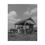 Thumbnail: Rustic Farmhouse Rolled Poster - Vintage Black & White Barn Print