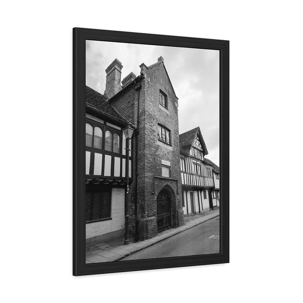 Thumbnail: Framed Poster | Steyning Grammar School | Tudor Style Urbex Wall Art