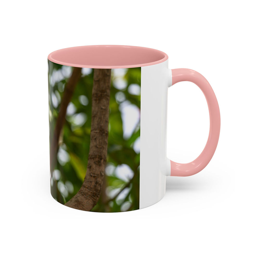 Thumbnail: Coffee Mug - Orange-Fronted Yellow-Finch | Tropical Ceramic Mug