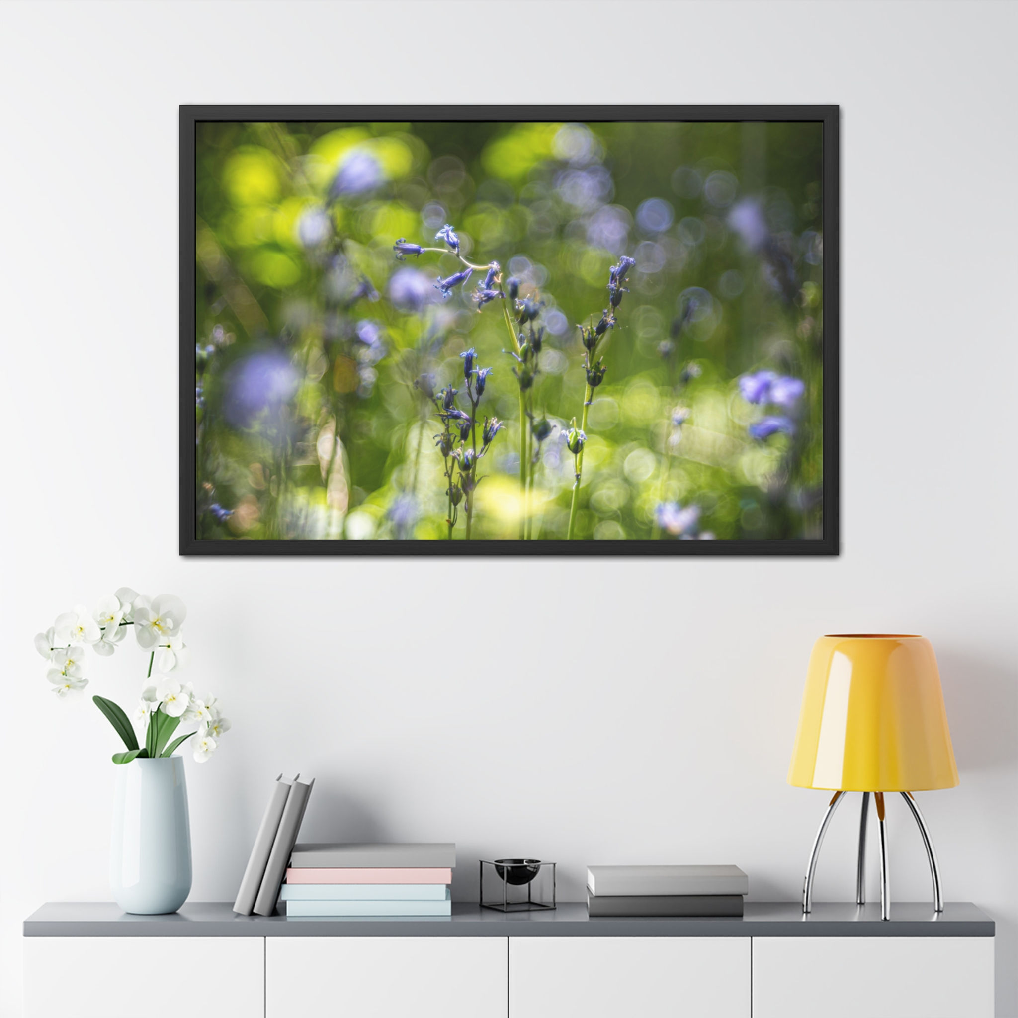 Bluebells Framed Print | Laughton Woods East Sussex | Woodland Flower Wall Art