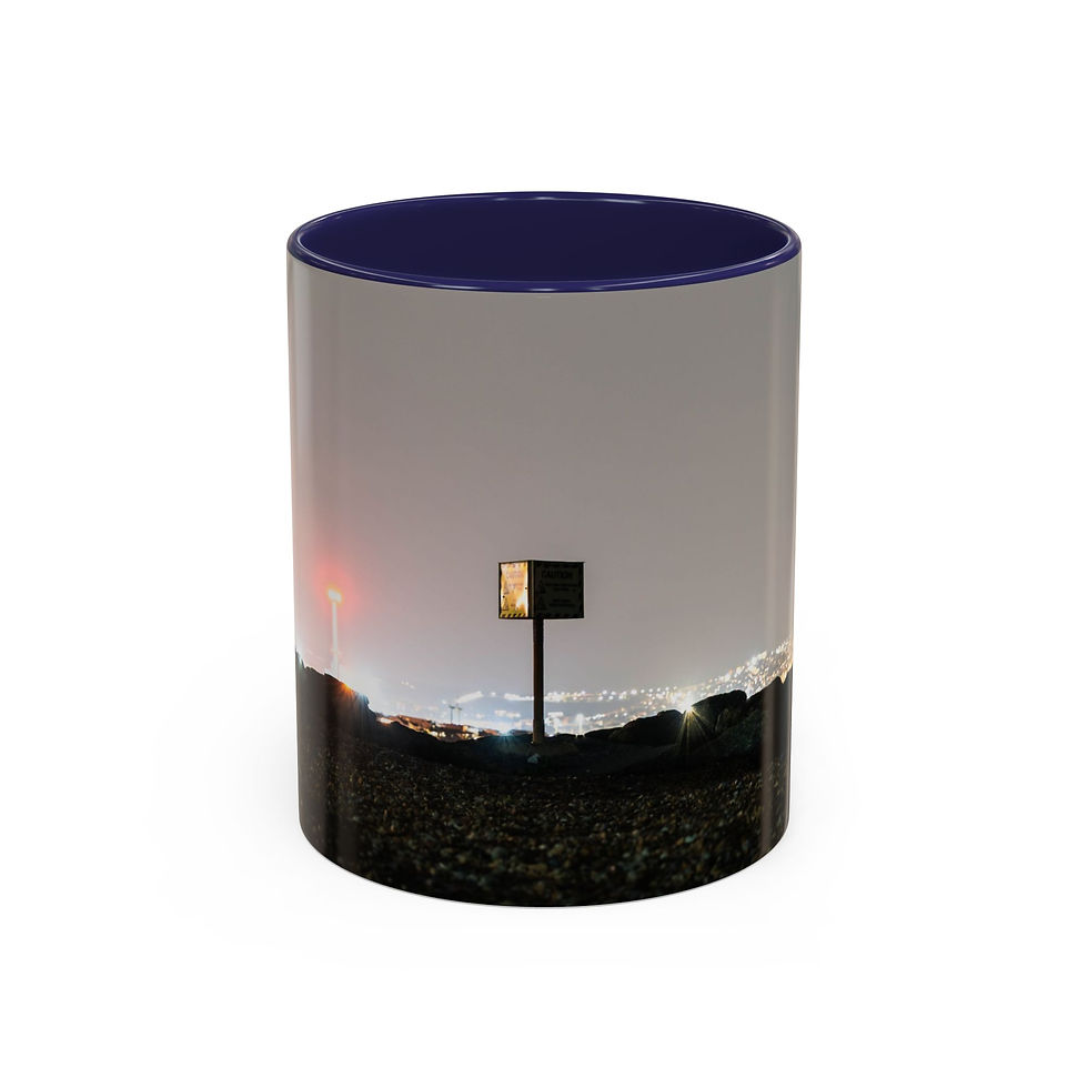 Thumbnail: Coffee Mug - Shoreham Beach at Night, Sussex Coast Design
