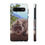 Thumbnail: Peeping Monkey Design Tough Phone Case - Vibrant Nature Art | For Samsung