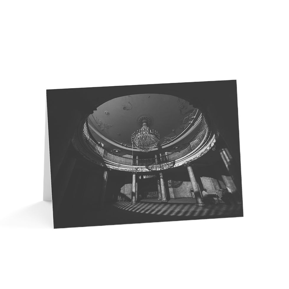 Thumbnail: Old Sanatorium in Tskaltubo, Georgia - Greeting Card - Pack of 1, 10, 30 or 50