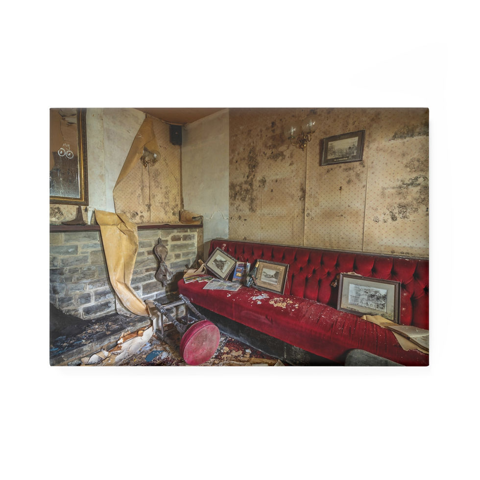 Thumbnail: Abandoned Pub Fridge Magnet | Thurlow Arms | Rustic Urban Decay Photo Magnet