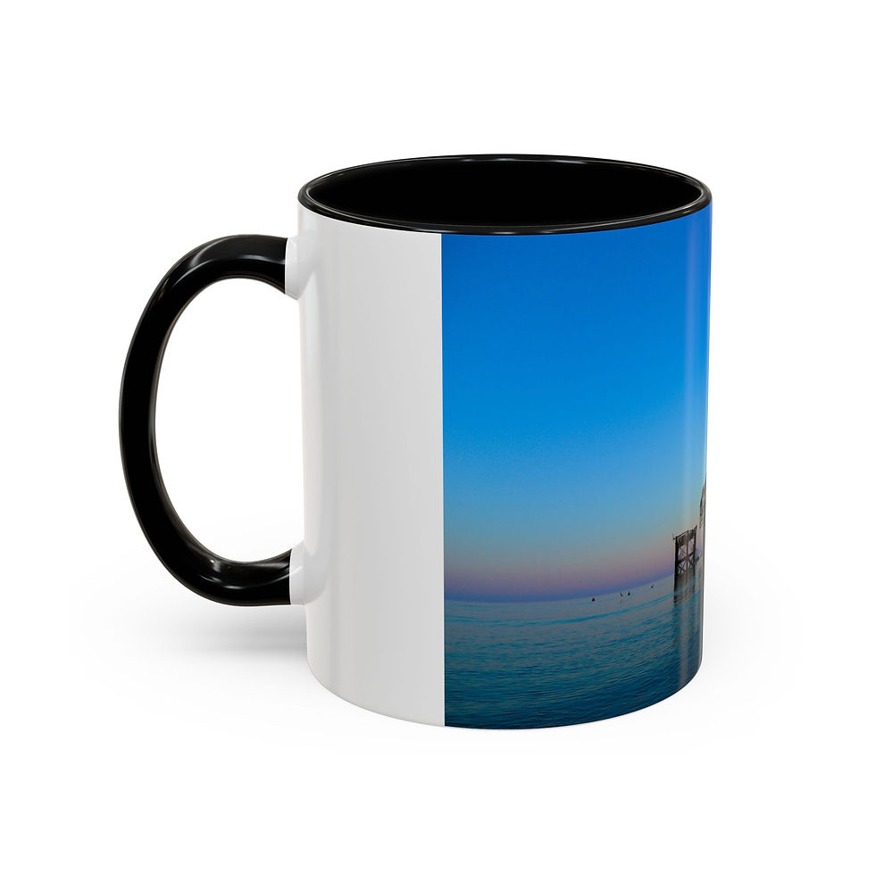 Thumbnail: Coffee Mug - Brighton West Pier at Sunset | Sussex Ceramic Mug