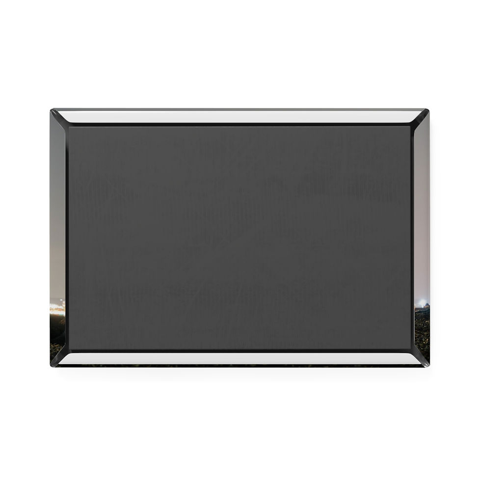 Thumbnail: Rectangular dark reflective surface with sleek beveled edges.