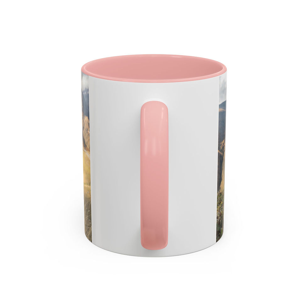 Thumbnail: Coffee Mug - A Dogs Mountain Dream | Dog Sleeping in Caucasus Mountains Georgia