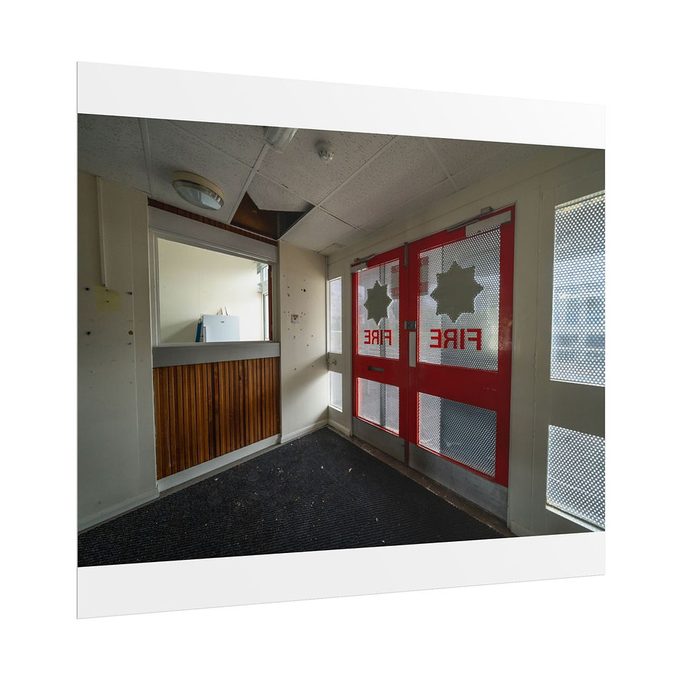 Thumbnail: Poster Print | Old Horsham Fire Station - Abandoned Urbex Wall Art