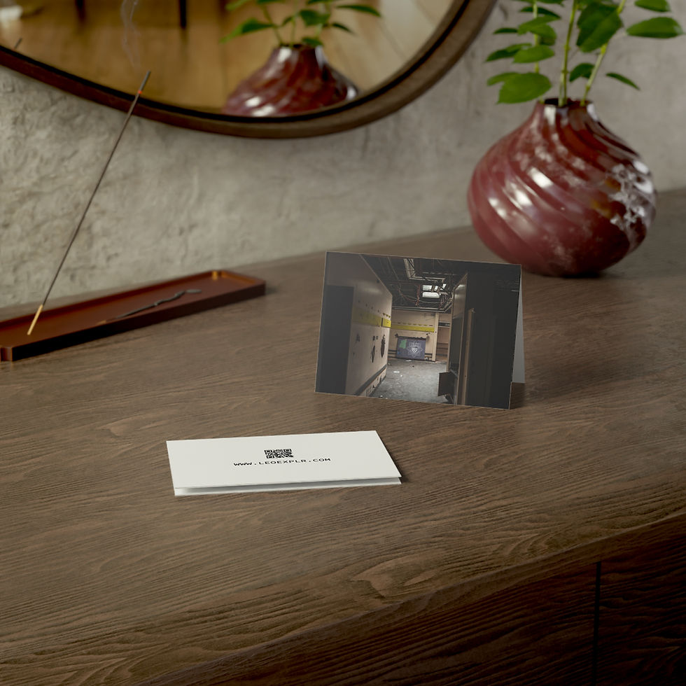 Thumbnail: Old Horsham Fire Station, Urbex Art | Greeting Cards - Pack of 1, 10, 30 or 50