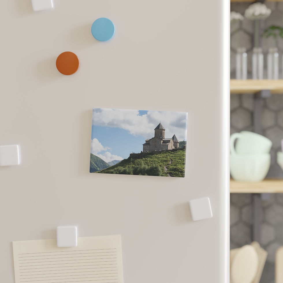 Thumbnail: Magnet | Gergeti Trinity Church Georgia Caucasus Travel Souvenir