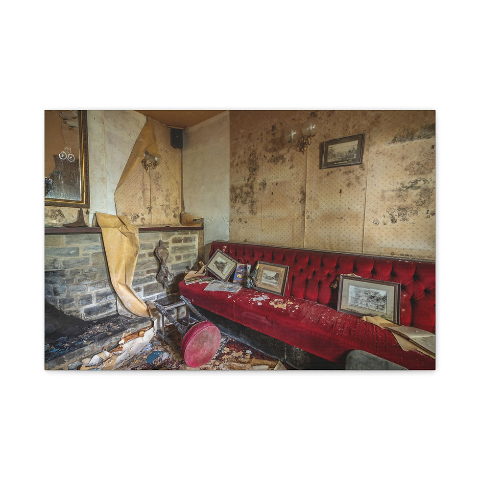 Thumbnail: Canvas Print | Abandoned Thurlow Arms, West Sussex Pub - Urban Decay